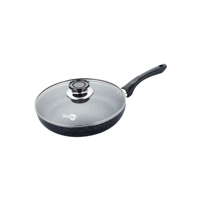 Classic Eco-Friendly Stainless Steel Non-Stick Flat-Bottomed Frying Pan Household and Commercial Use Used as a Wok