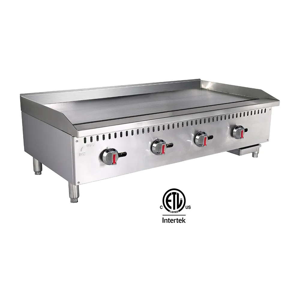 ETL Certificate Approved Stainless Steel 36" Counter Top Gas Griddle Commercial Equipment for Restaurant &amp; Kitchen