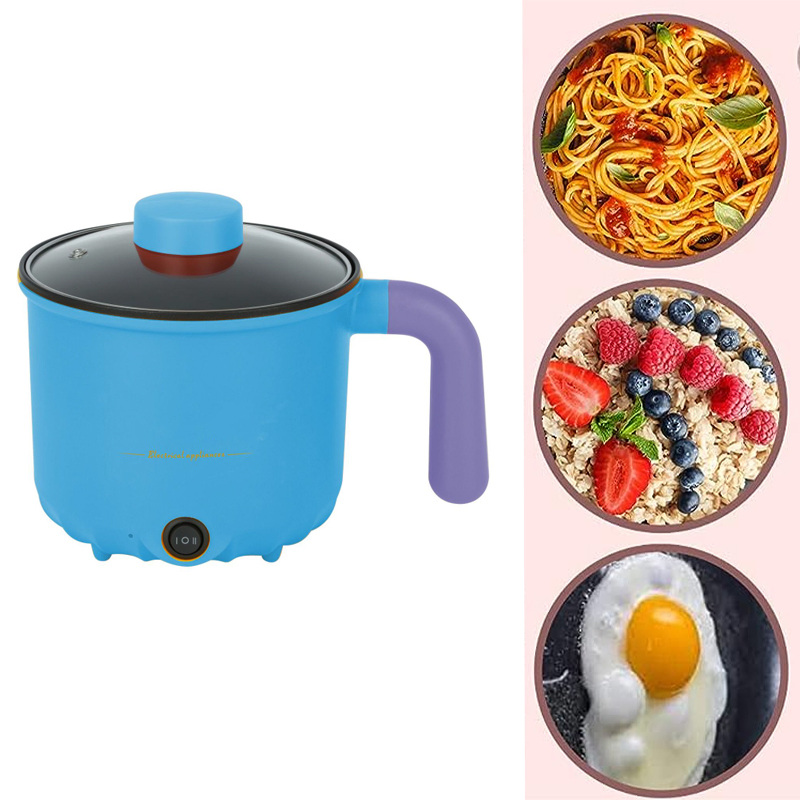 Home Cookware Compact Food Processor Mini Steamer Multicooker with Boil Dry Protection