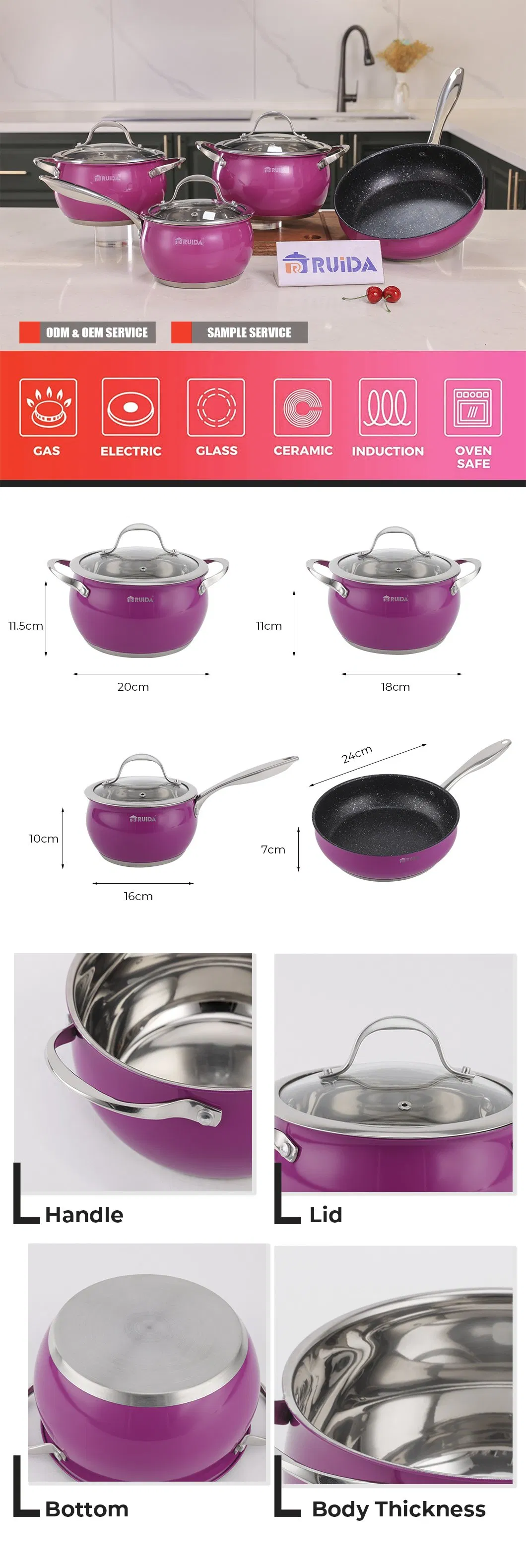 Professional Ollas Stainless Steel Sauce Pan