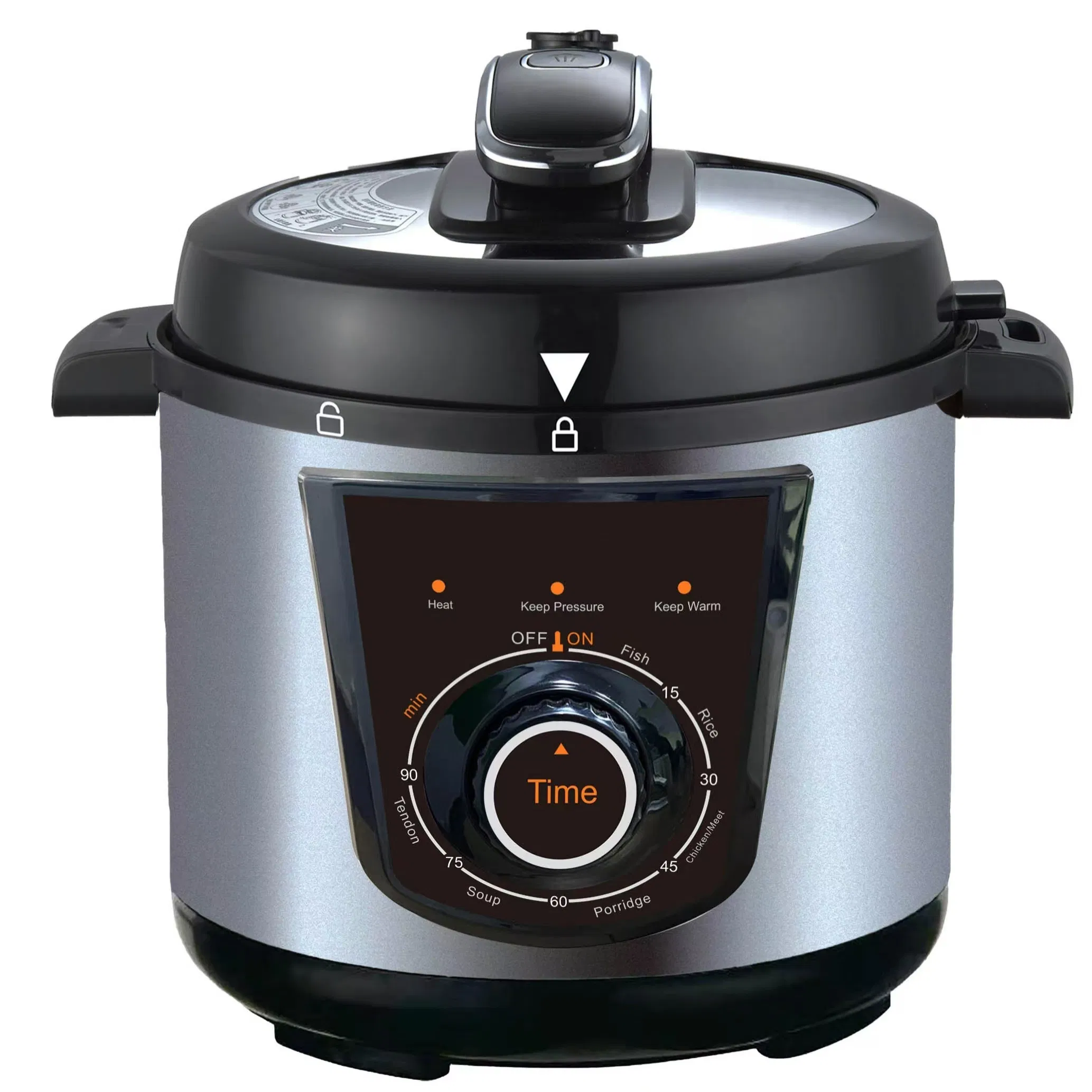 User Centric Electric Pressure Cooker with Ergonomic Handles and Lightweight Design