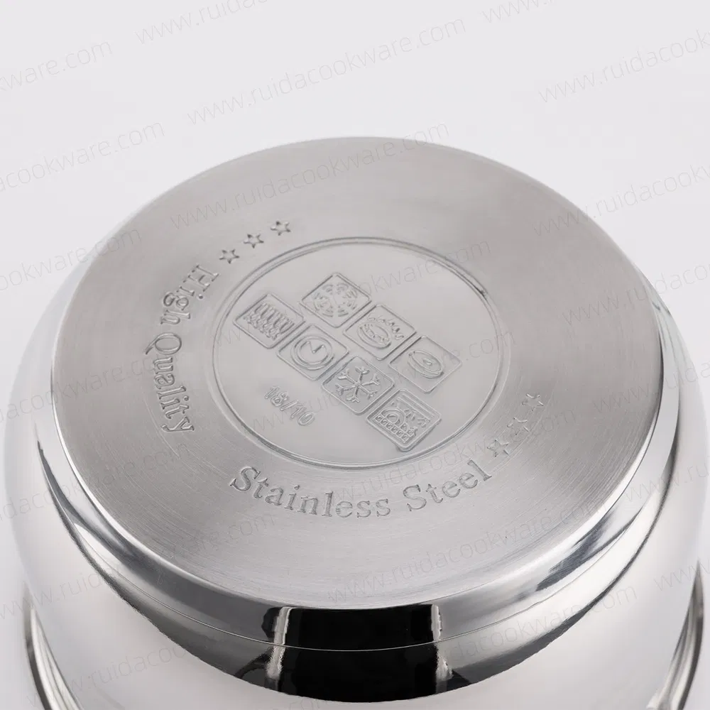 4PCS Stainless Steel Sauce Pan 4 Capacity with Strong Handle