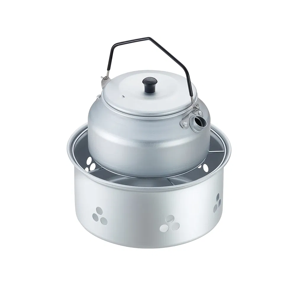 Personalized 9PCS Outdoor Cookware Set: Lightweight Aluminum Pots &amp; Pans for Hiking