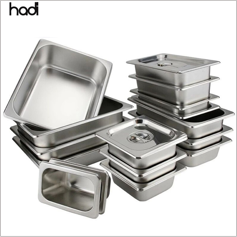 Kitchen Buffet Tray Food Warmer Shafing Dish All Size Stainless Steel Gastronorm Pan High Quality Insert Gn Pan for Chafing Dish