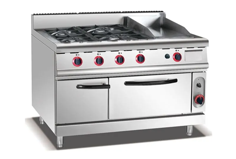 Stainless Steel 4 Gas Burner Range Stove