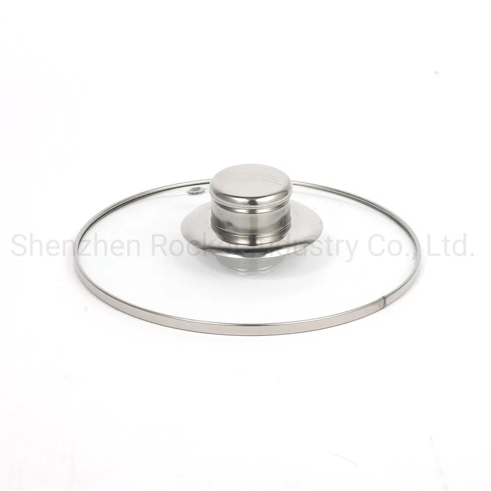 Glass Lid Induction Bottom Stainless Steel Casserole Cooking Pot Cookware
