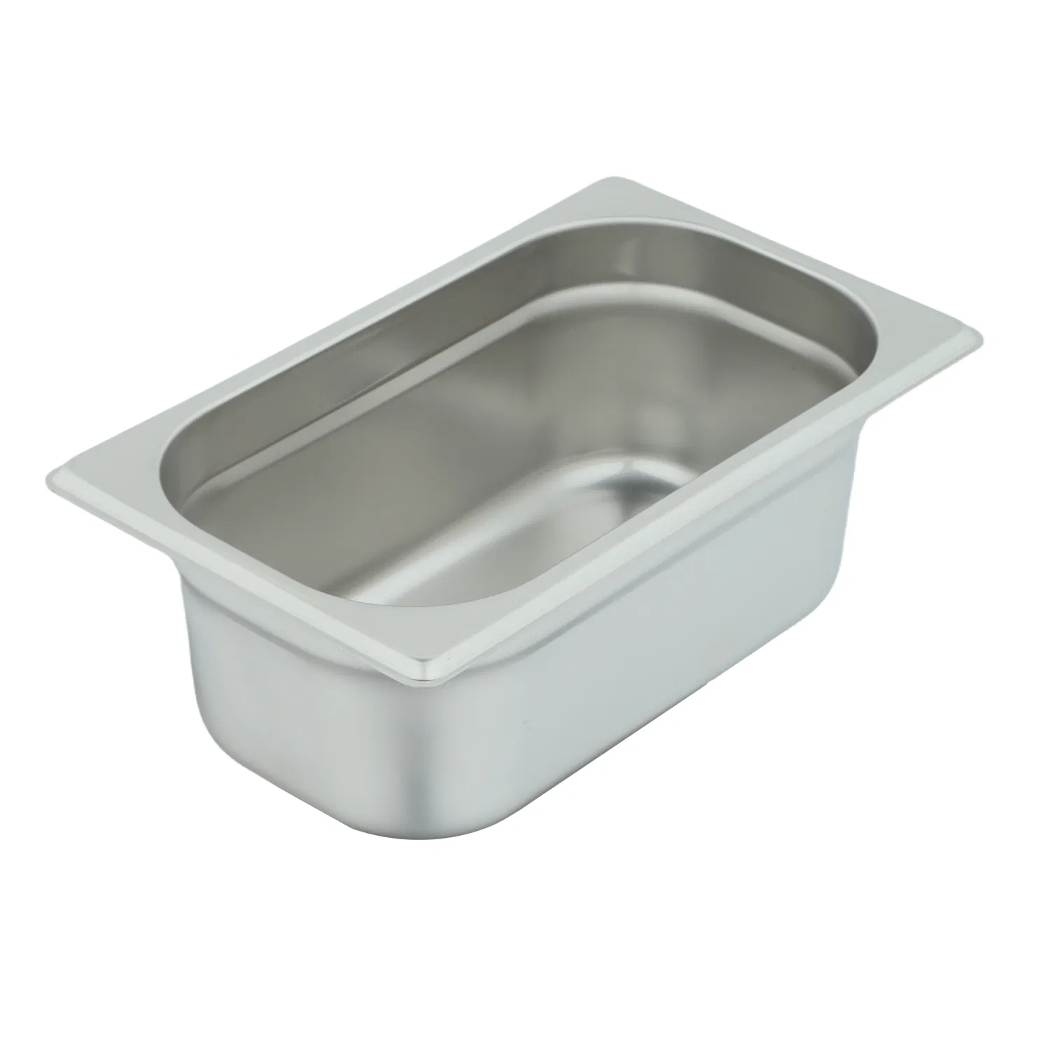 1/4 Gn Pan Restaurant Kitchen Stainless Steel Oven Bowl Roasting Pan