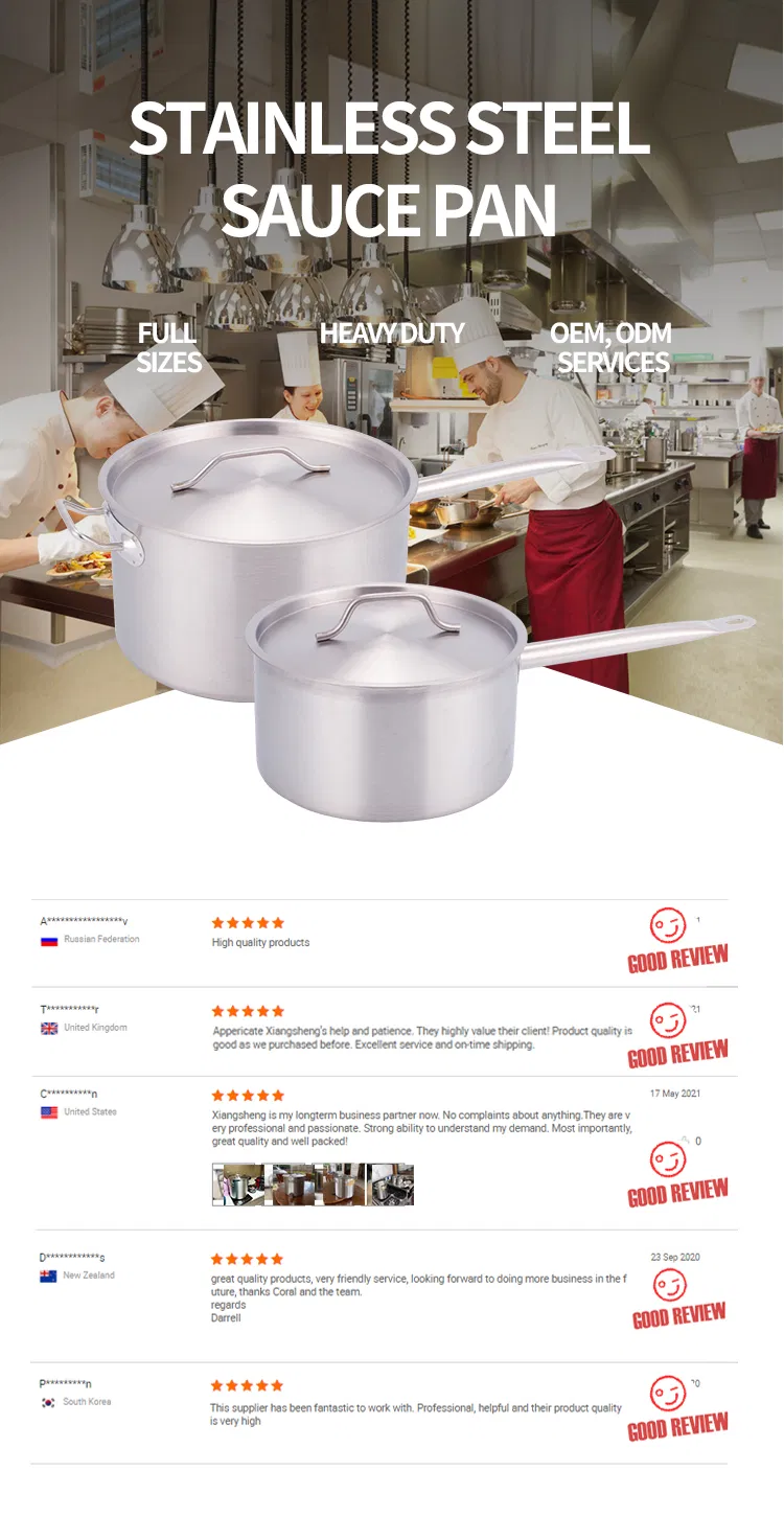 Stainless Steel Sauce Pan with Single Handle