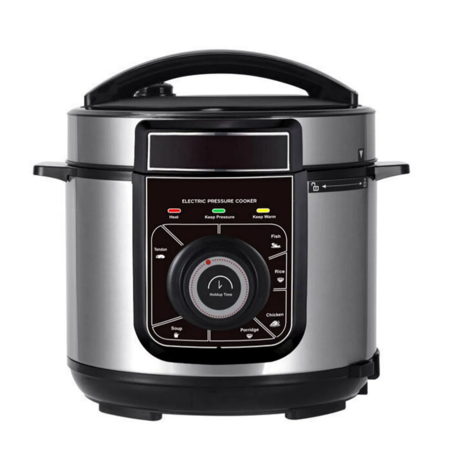 Energy Efficient Electric Pressure Cooker with Automatic Keep Warm and Automatic Power off Safety Features
