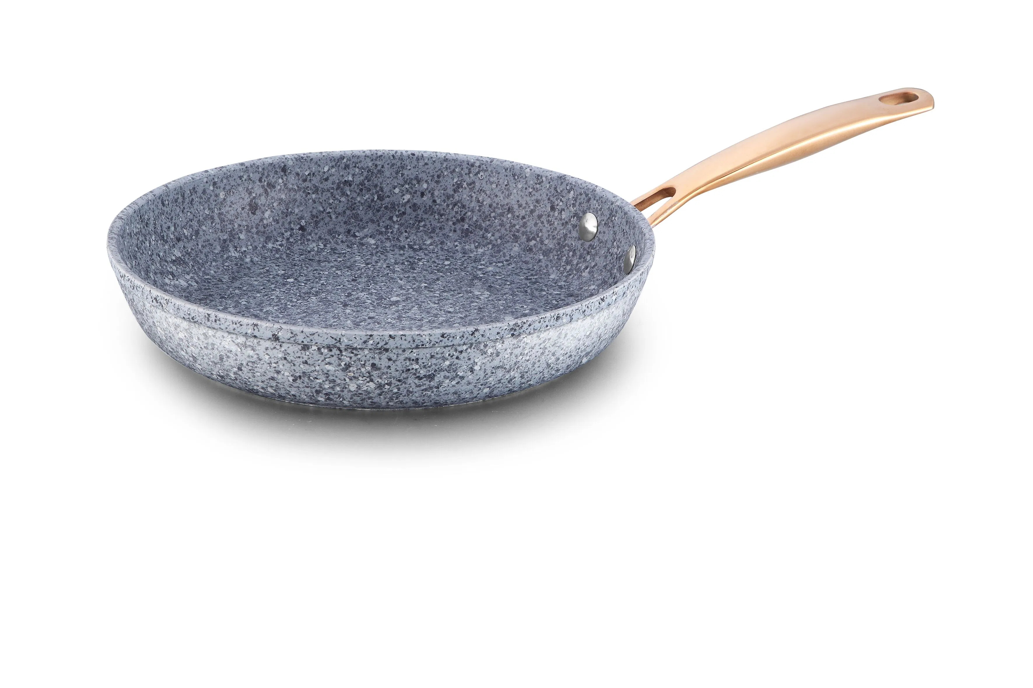 Granite Coating Aluminum Non Stick Kitchen Utensils Sets with Stainless Steel Handle Pots and Pans Forged Cookware Set with Induction Bottom