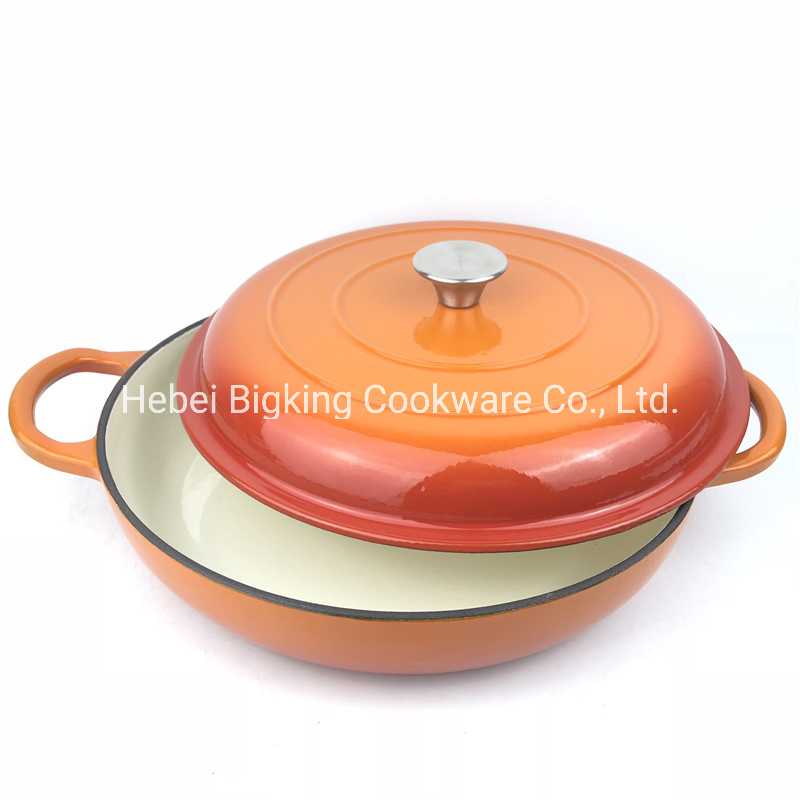 Enameled Cast Iron Round Casserole French Dutch Oven