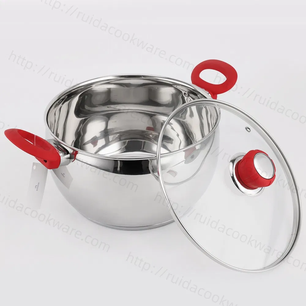 Manufacturer Supplier Induction Safest Stainless Steel Cookware with Apple Shape Cookware