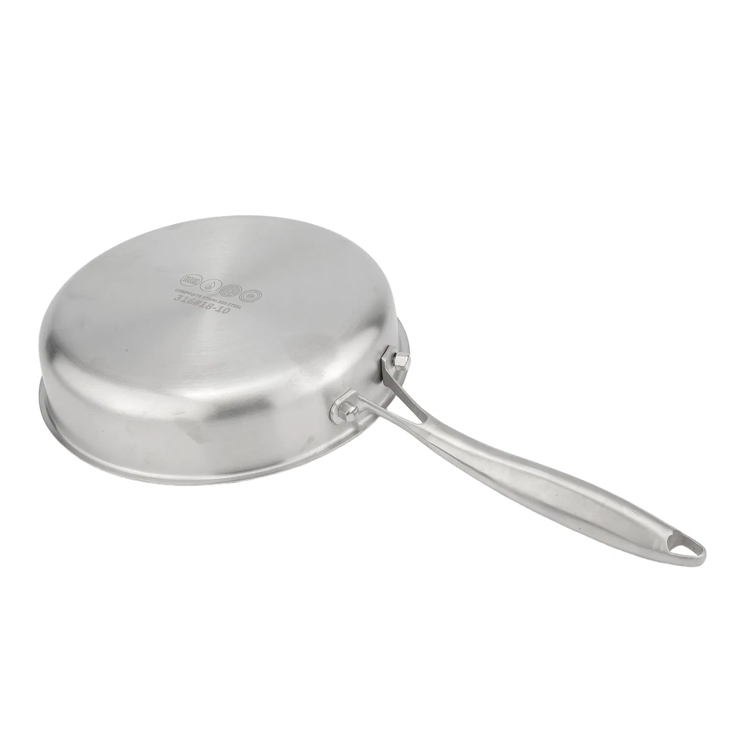 Non-Stick Stainless Steel Frying Pan for Effortless Cooking and Easy Cleanup