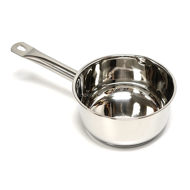 Milk Cooking Pots Steel Handle Kitchen Stainless Steel Saucepan Set
