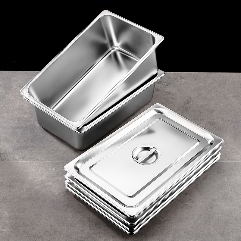 Kitchenware Set Durable and Lightweight Stainless Steel Gastronorm Pans for Culinary Excellence
