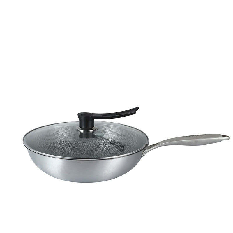 Stainless Steel Household Honeycomb Non Stick Frying Pan Gas Stove Electromagnetic Stove