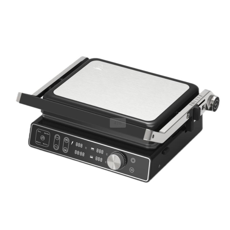 Electric Smart Digital Press Panini Grill 4 Slice Contact Grill