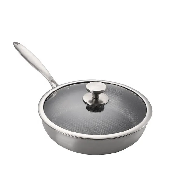 Stainless Steel Cookware Non-Stick Frying Pan View 4