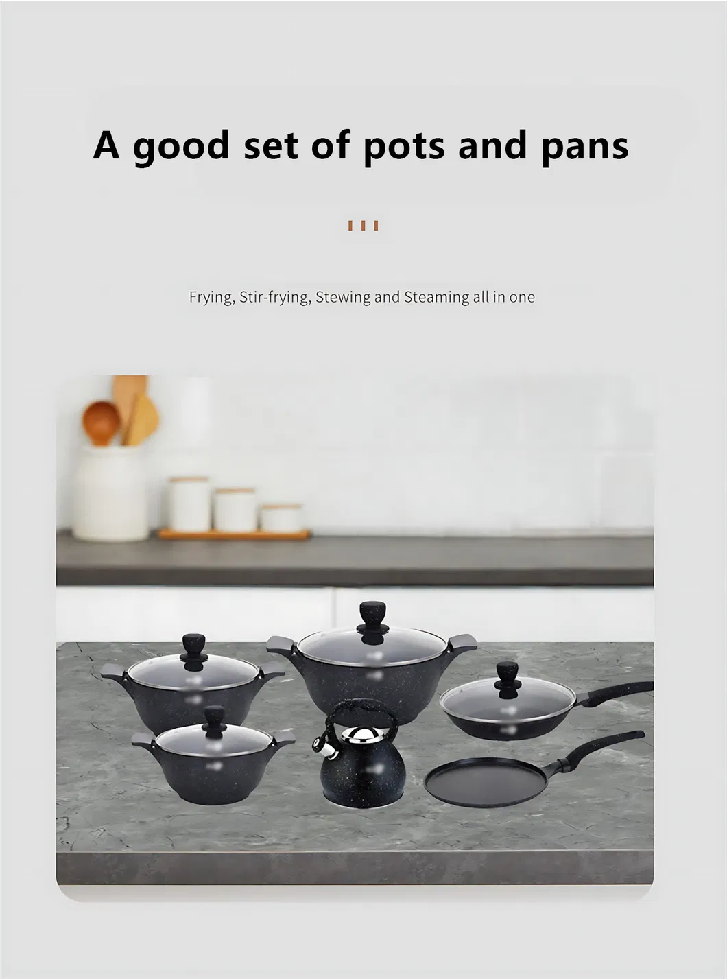 Flat-Bottomed Frying Pan