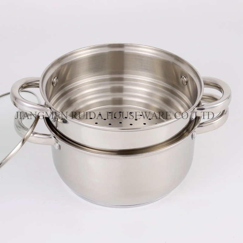 Kitchen Utensils Couscous Pot Steamer 10PCS Stainless Steel Cookware Set