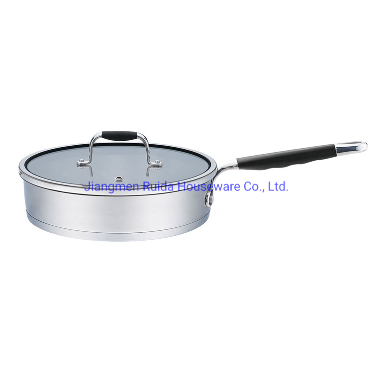 Induction Capsule Bottom 13 PCS Stainless Steel Cookware Sets with Stainless Steel Pasta Steamer Pots and Pans