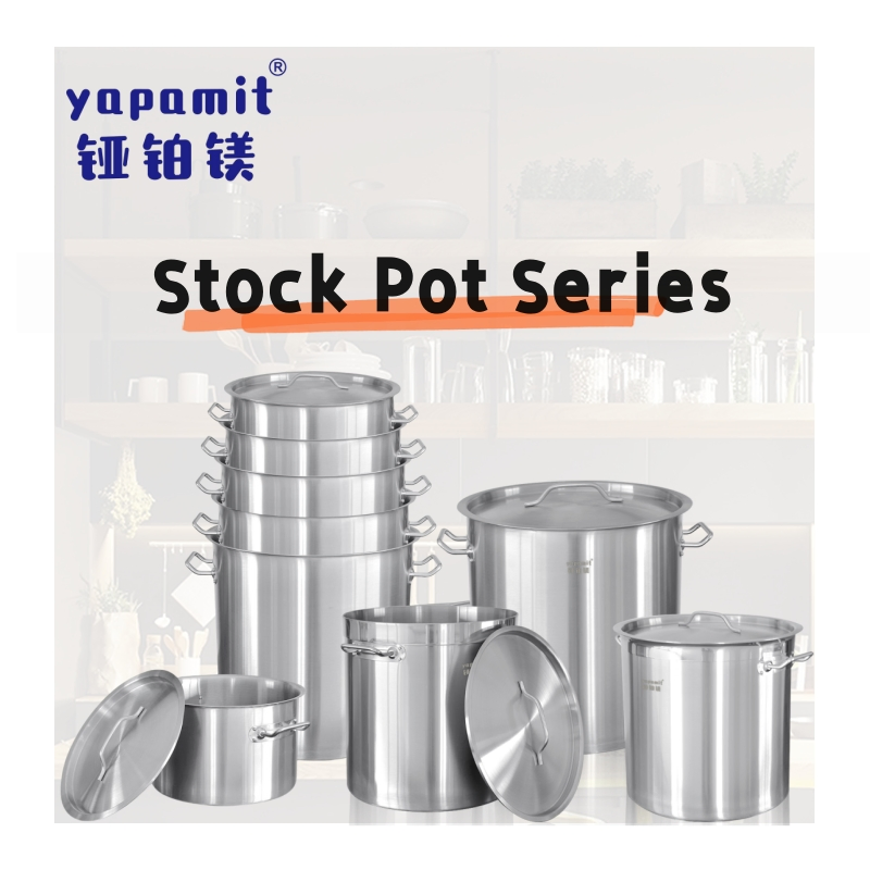 5 Qt Commercial Kitchen Cooking Horeca 20 Cm Stainless Steel Stock Pot