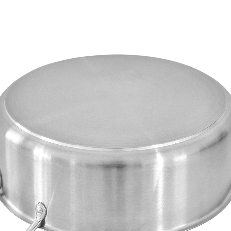 Elegance Tall Ergonomic Design Compound Bottom Stainless Steel Soup Pot with handles