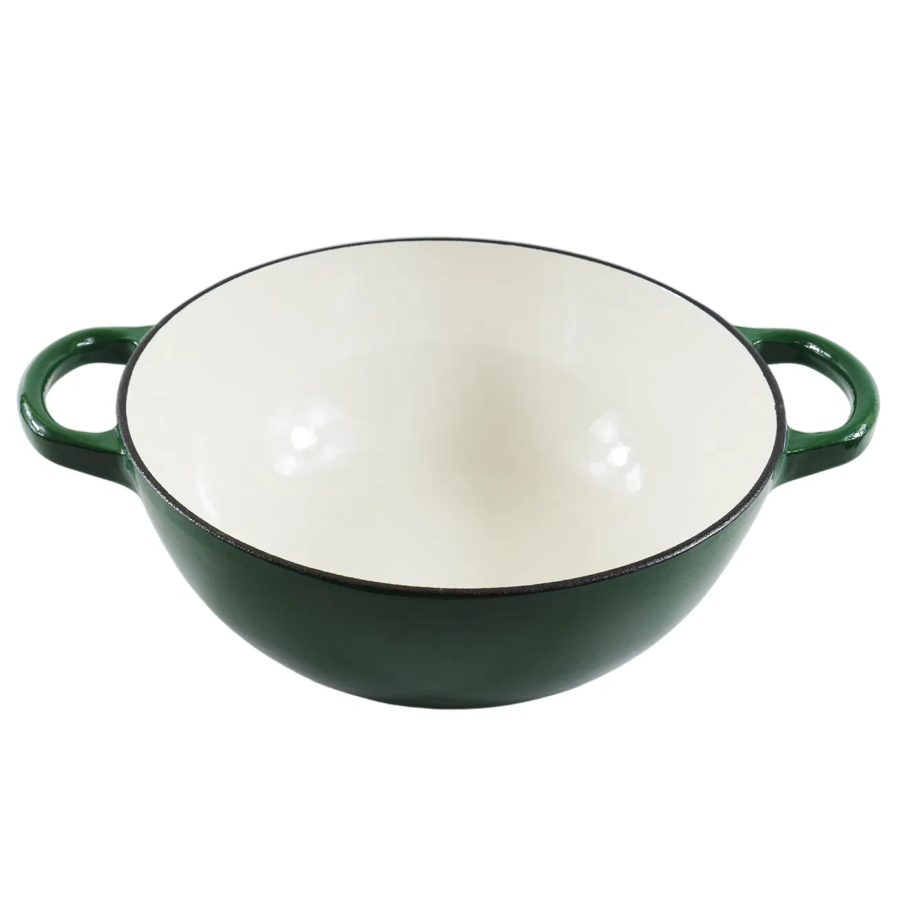 Enameled Cast Iron Dutch Oven with Stainless Steel Knob and Dual Handles for Slow Cooking Dutch Oven