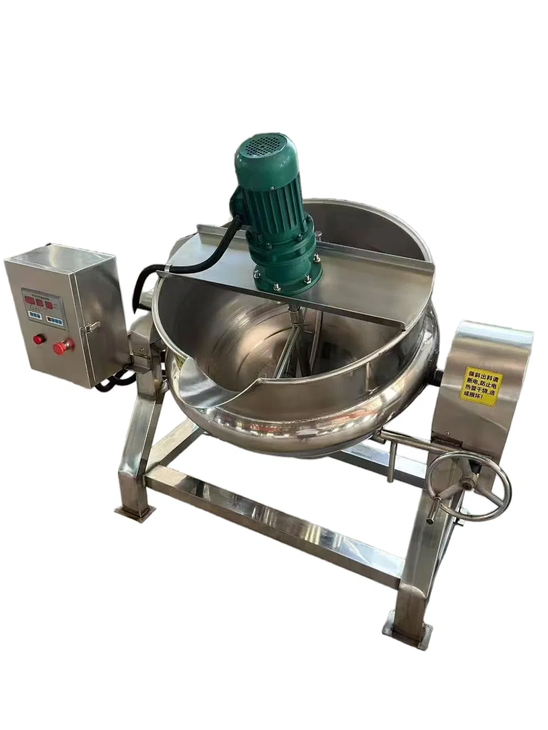 100L Sugar Boiling Jacketed Pan with Milk Mixing Function