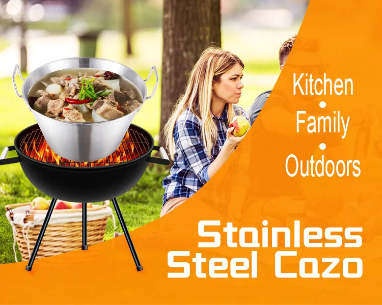 Stainless Steel Wok Comals Cazo Griddle Fryer