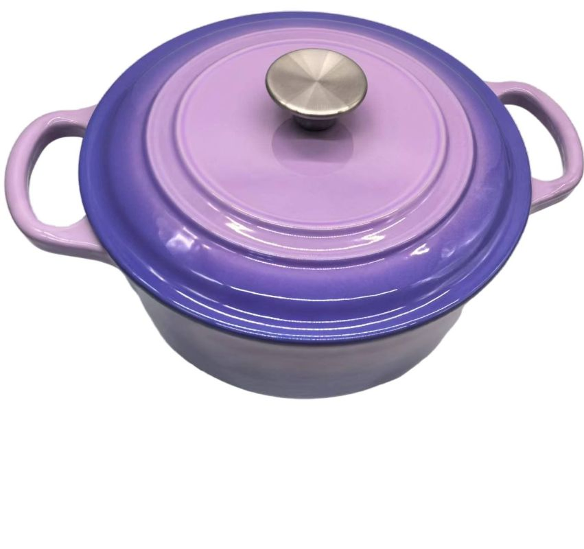 Durable Cast Iron Dutch Oven with Non-Stick Enamel Finish