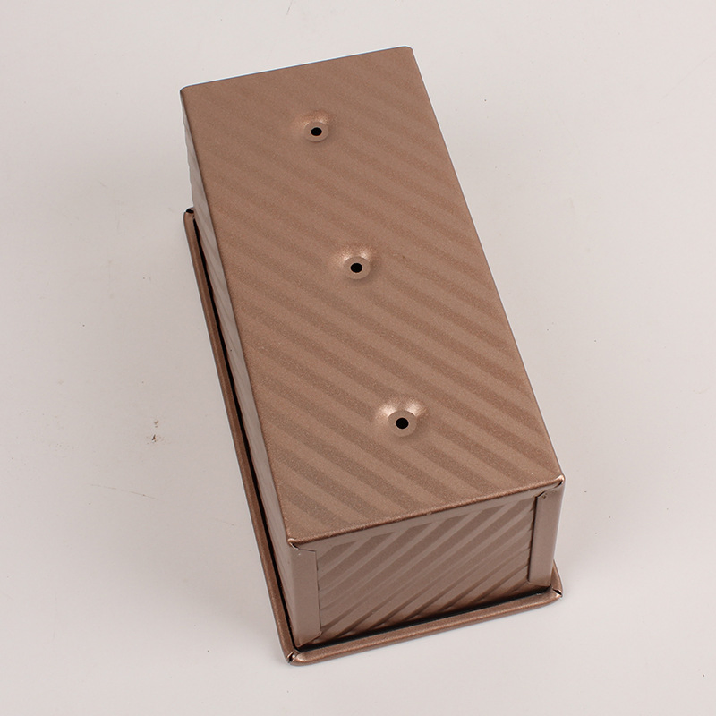 1lb &amp; 1/2 Lb Dough Capacity Bread Loaf Pans Non-Stick Coating Carbon Steel Bread Mold