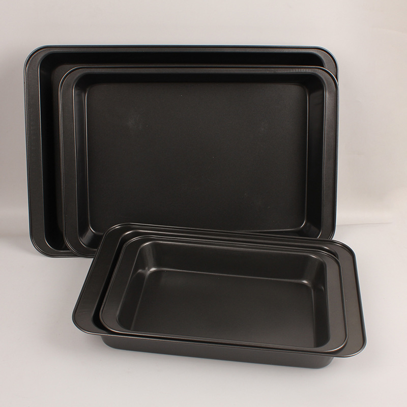Hot Selling Non-Stick Rectangular Cake Pan 0.4mm Carbon Steel Bread Baking Pan