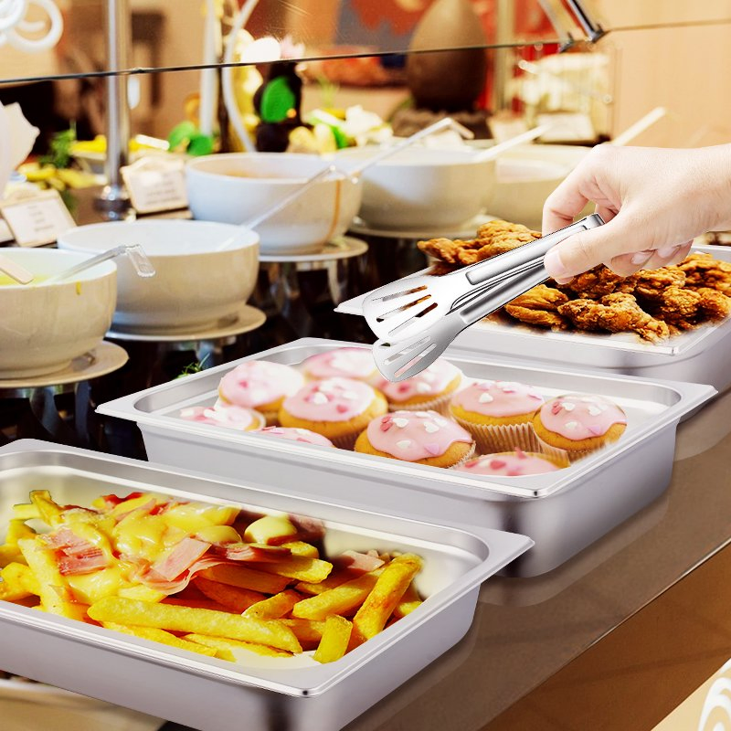 Daosheng Hot Selling Commercial Stainless Steel with Cover for Hotels Restaurants Gn Pan Ice Cream Pan Buffet Basin