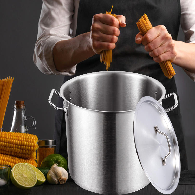 Daosheng Induction Commercial Stainless Steel Cookware Sets Stock Pot for Restaurant Kitchen