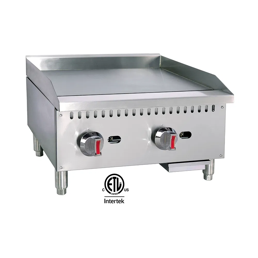 ETL Certificate Approved Stainless Steel 36" Counter Top Gas Griddle Commercial Equipment for Restaurant &amp; Kitchen