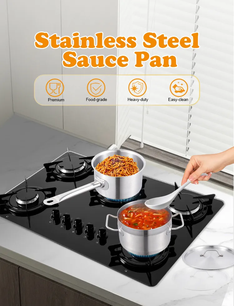 Stainless Steel Saucepan View 1