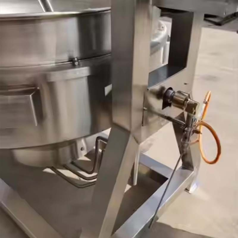 304 Stainless Steel Semi-Automatic Electric Tilting Planetary Wok/Cooking Stir-Fry Pan/Sauce Maker/Semi-Automatic Discharge Wok