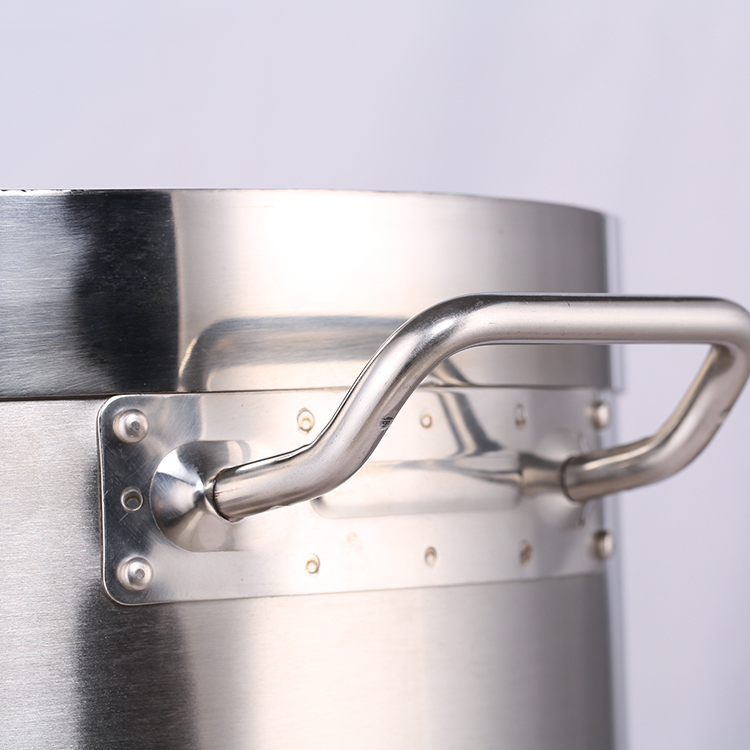 Heavybao Durable Stainless Steel Stock Pot with Straight Body