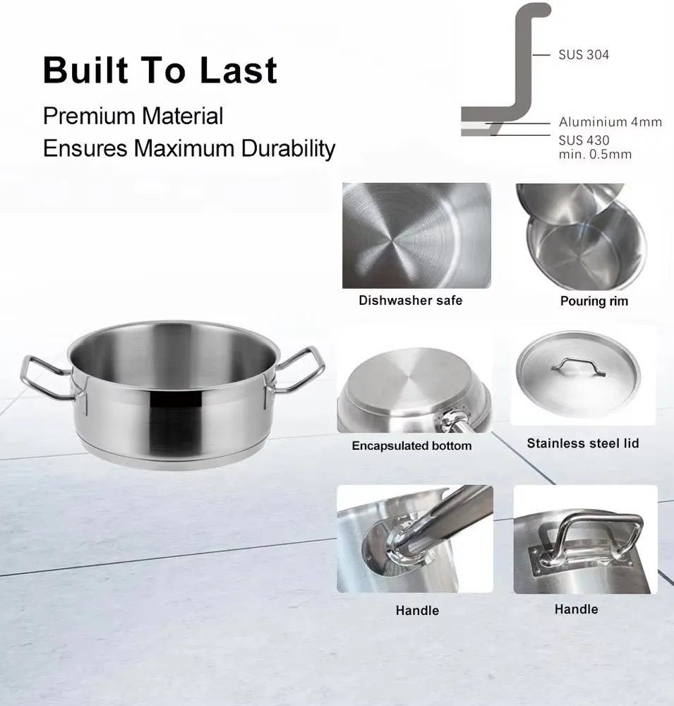 Stainless Steel Stock Pot Display 6