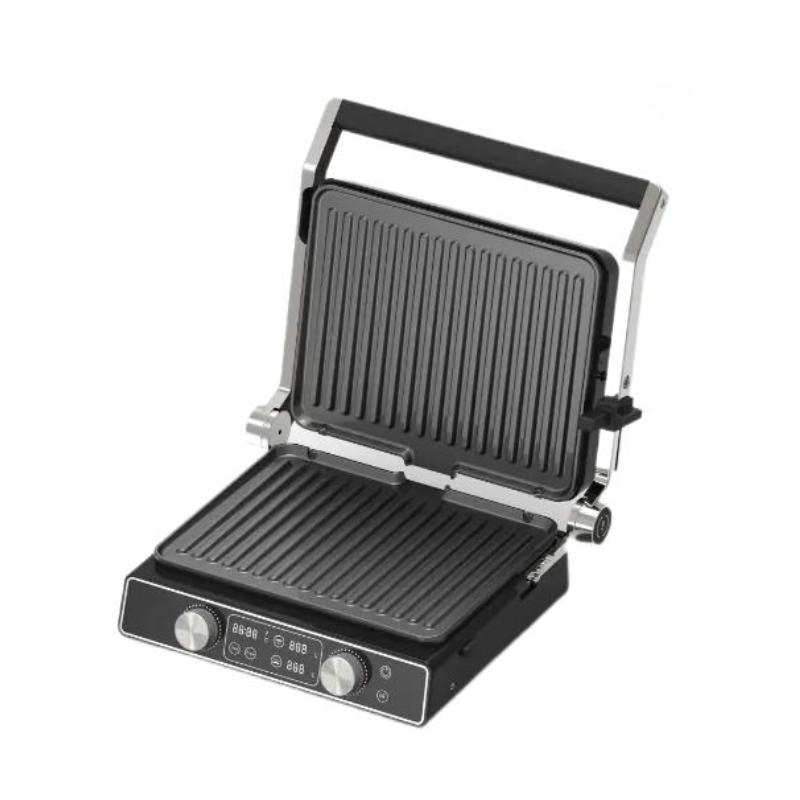 Electric Smart Digital Press Panini Grill 4 Slice Contact Grill