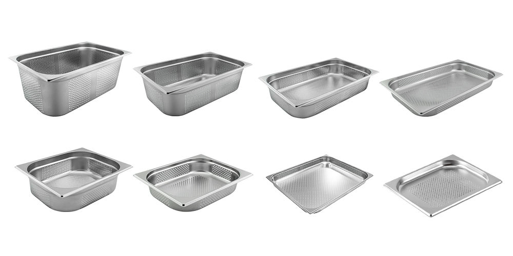 Factory Roasting Pan with Rack and Lid Buffet Display Full Size Gn Pan with Lid for Hotel