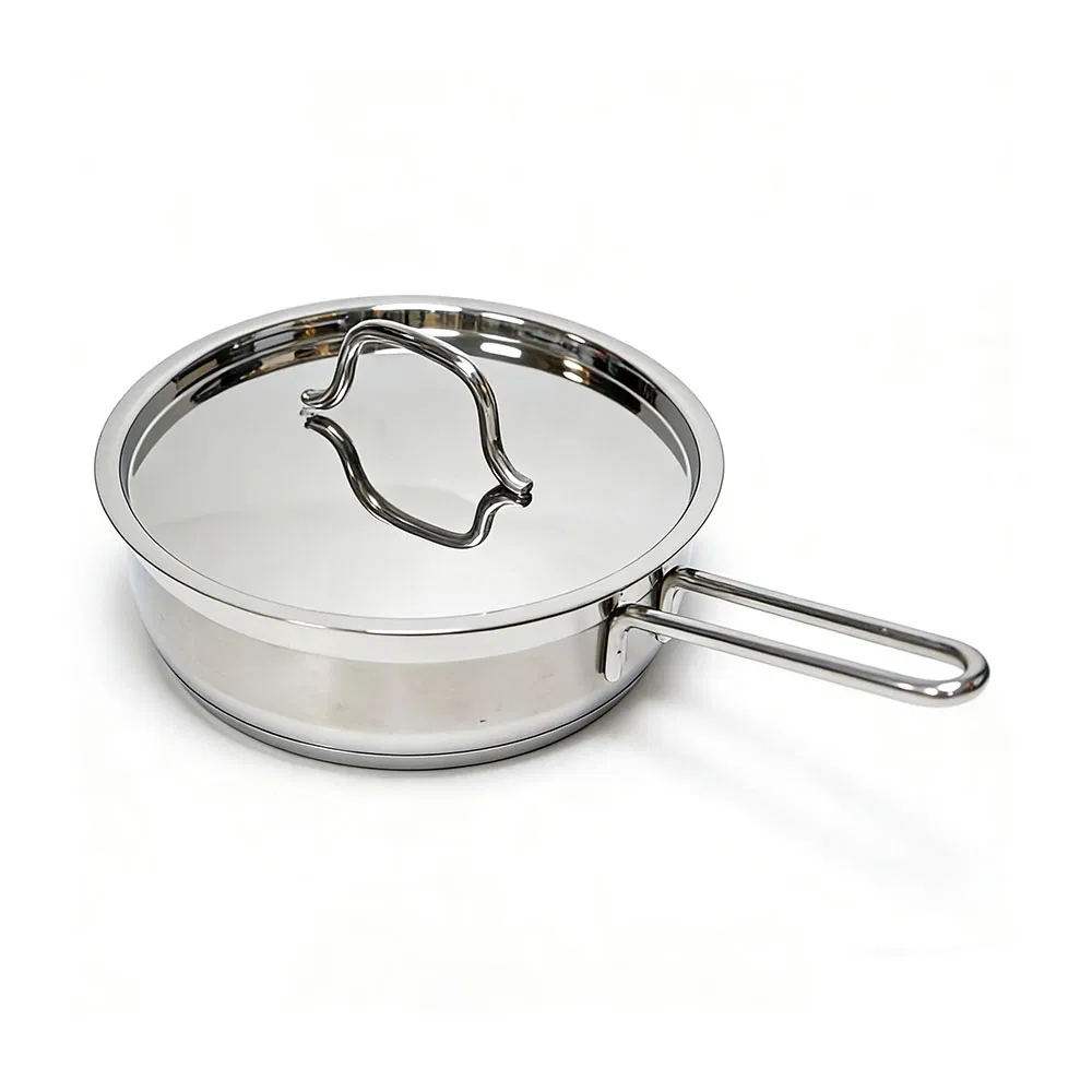 Kitchen Heavy Duty Cook Pans Stainless Steel Cookware Set Modern Cooking Pot Set