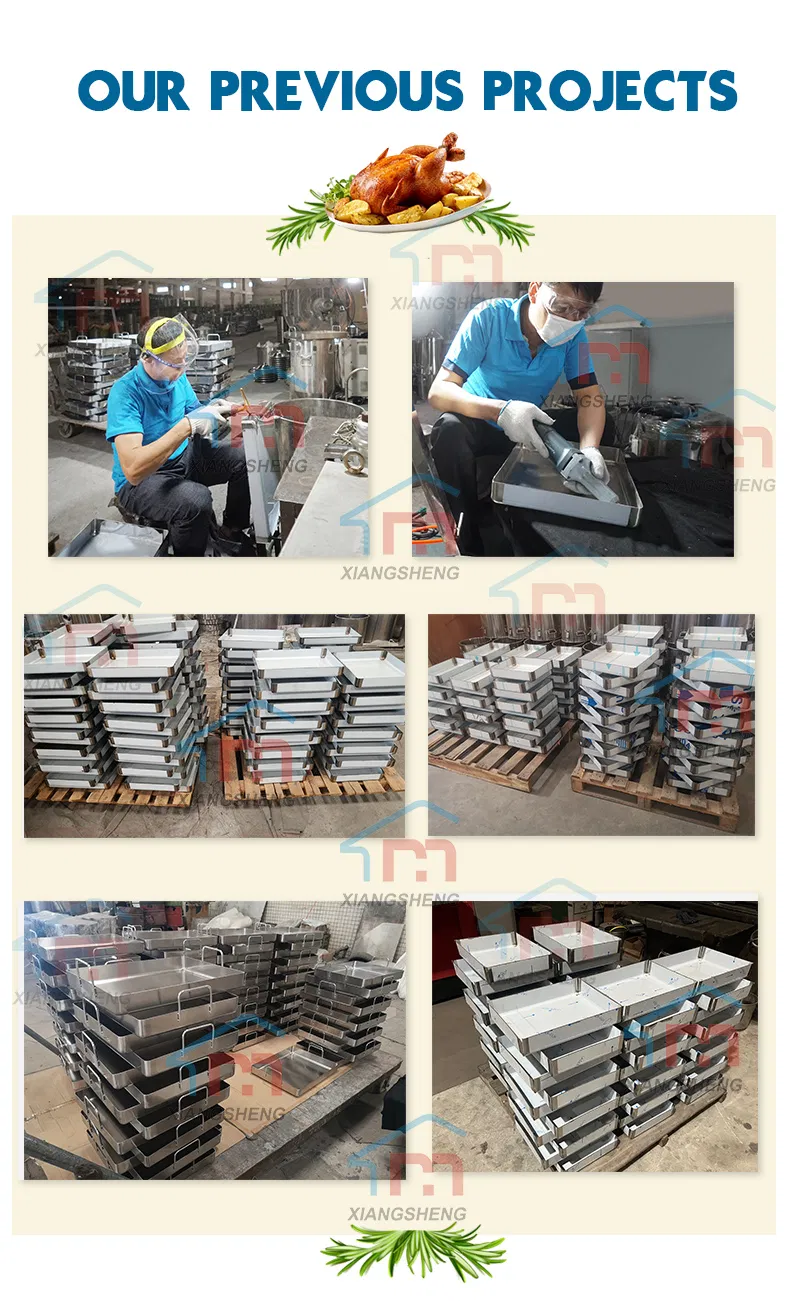 Stainless Steel Food Pan Griddle Top Deep Baking Roasting Pan