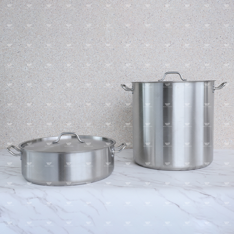 High Performance Big Size Stainless Steel Professional Cookware