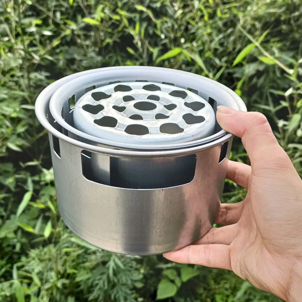 Outdoor Stainless Steel Portable Lightweight Camping Grill Gas Stove Wyz21523