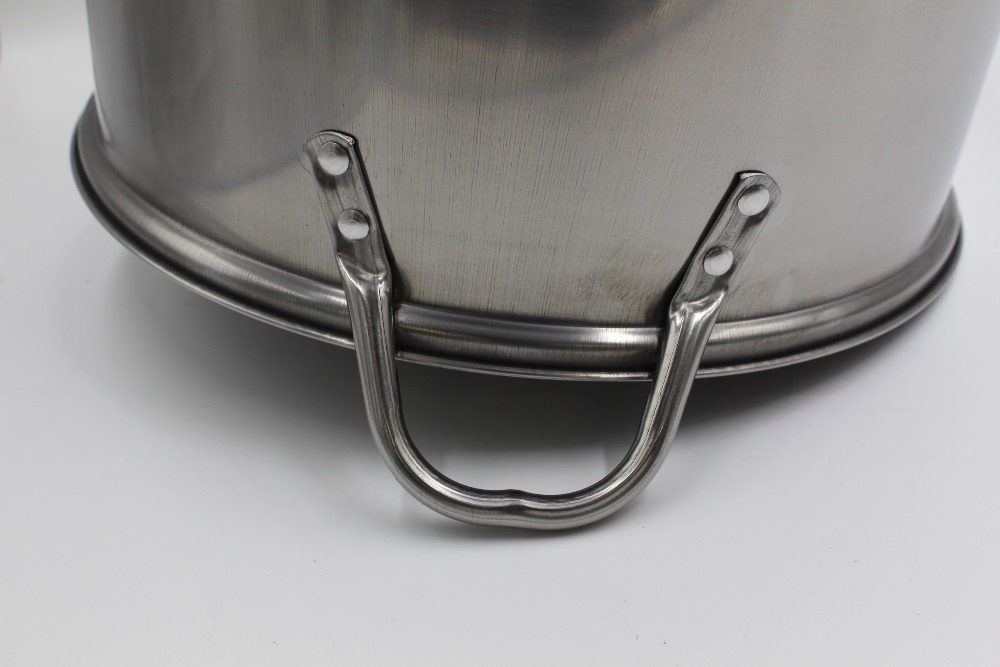 Stainless Steel Hotel Kitchen Deep Soup Pot Big Size Cooking Pot Stock Pot