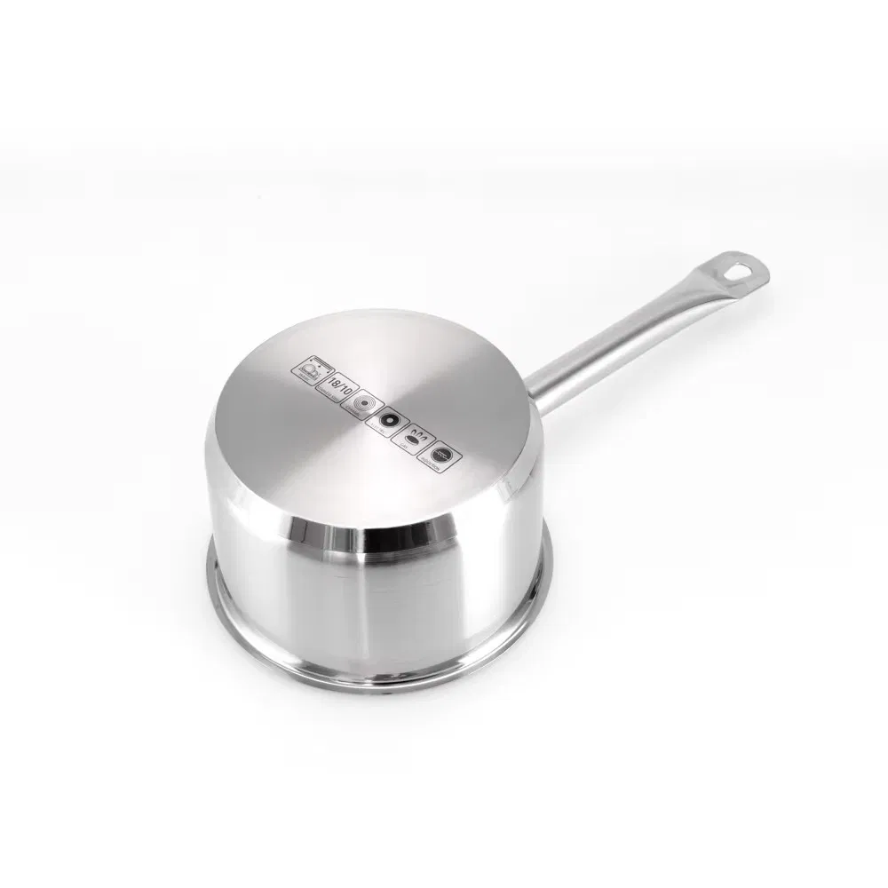 Factory Direct Eco-Friendly Stainless Steel Sauce Pan Gas Stove Compatible for Restaurant Kitchen Use Cookware Sets