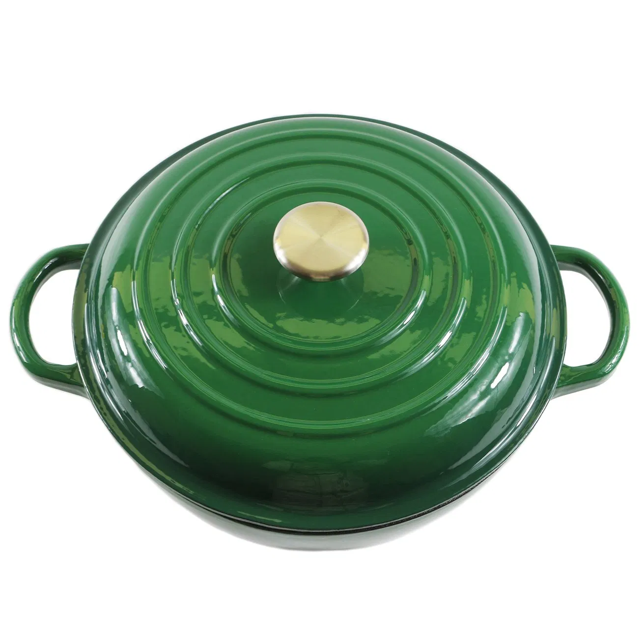 Enameled Cast Iron Dutch Oven with Stainless Steel Knob and Dual Handles for Slow Cooking Dutch Oven