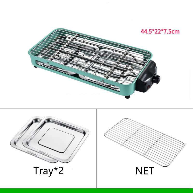 Outdoor Electric Roasting Oven Less Smoke Can Be Disassembled Electric BBQ Grill Pan